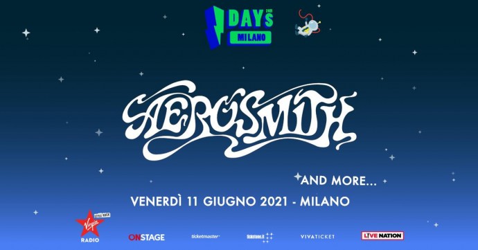 I-Days 2021: riconfermati anche gli Aerosmith come headliner della giornata dell'11 giugno 2021